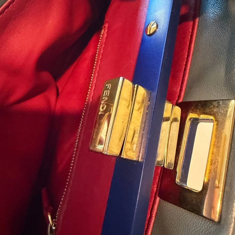 Fendi Leather Mini Peekaboo - Picture 15 of 16